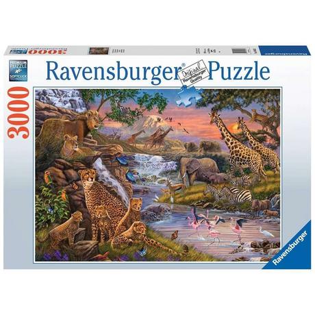 Ravensburger  Ravensburger puzzle Animaux du continent africain 3000 pièces 