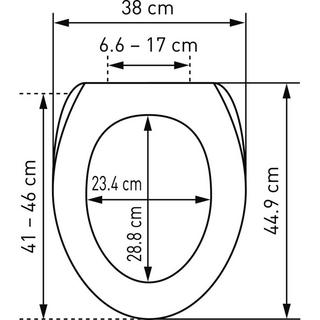 diaqua Sedile per WC Toulon Slow Down bianco  