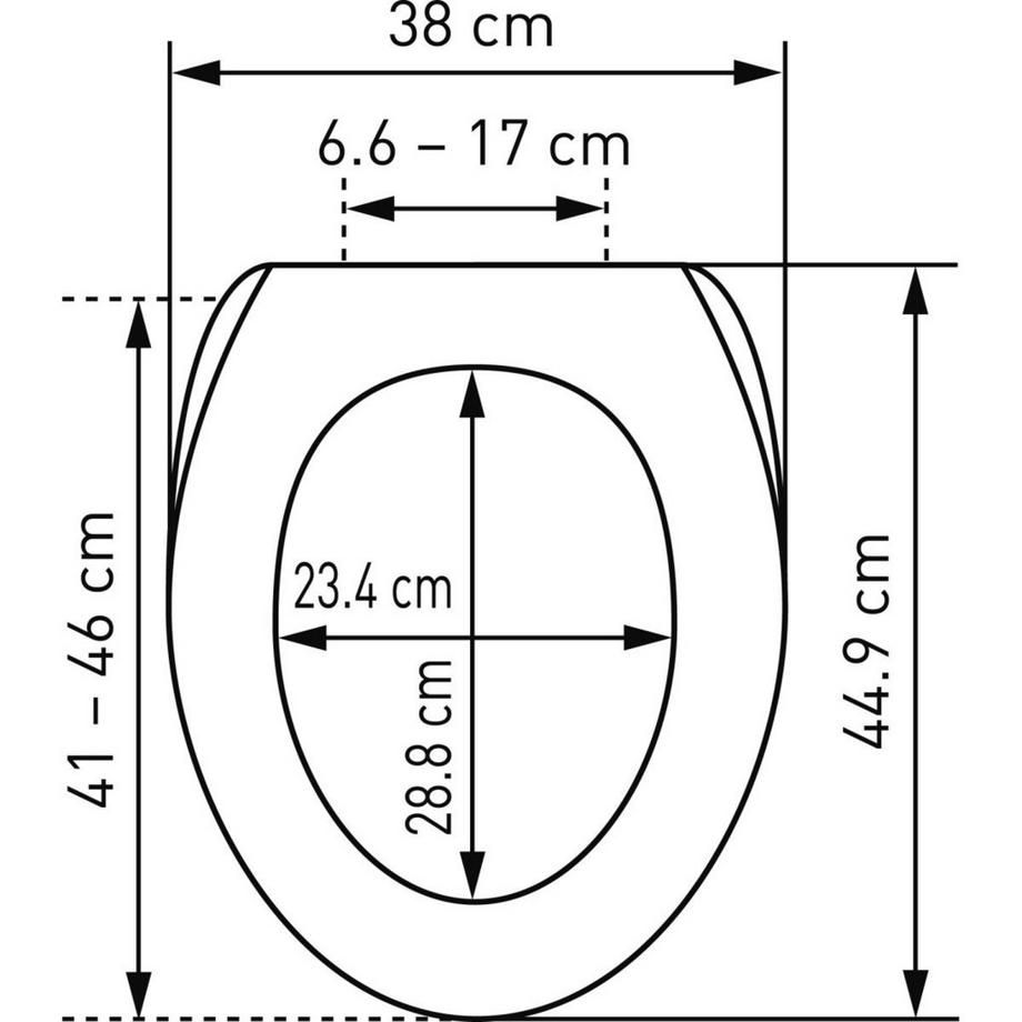 diaqua Siège de WC Toulon Slow Down blanc  