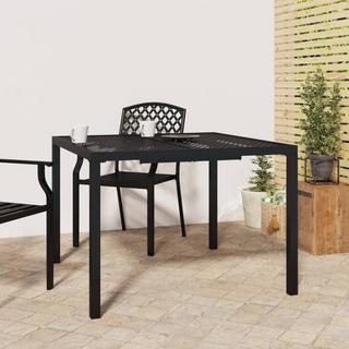 VidaXL Table de jardin acier  