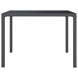 VidaXL Table de jardin acier  