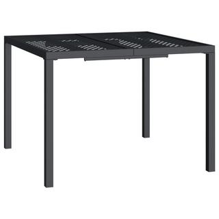 VidaXL Table de jardin acier  