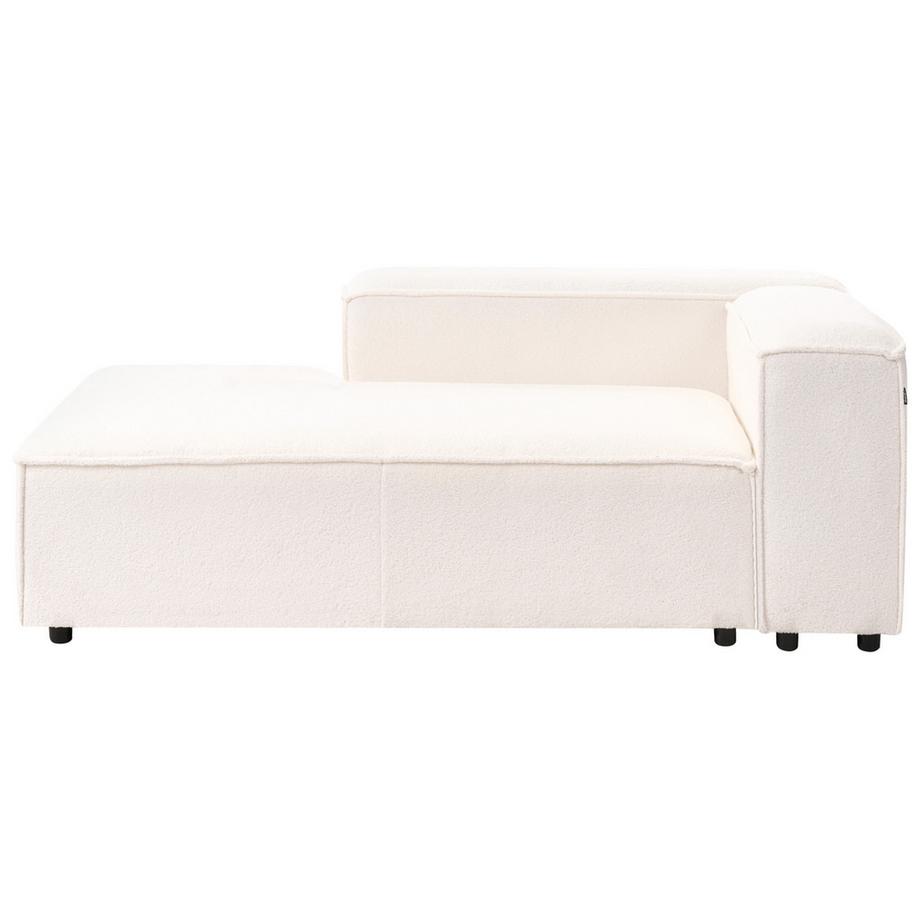 Beliani Chaise longue côté droit en Bouclé  ARDAL  
