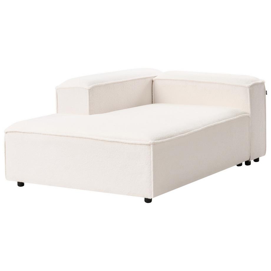 Beliani Chaise longue côté droit en Bouclé  ARDAL  