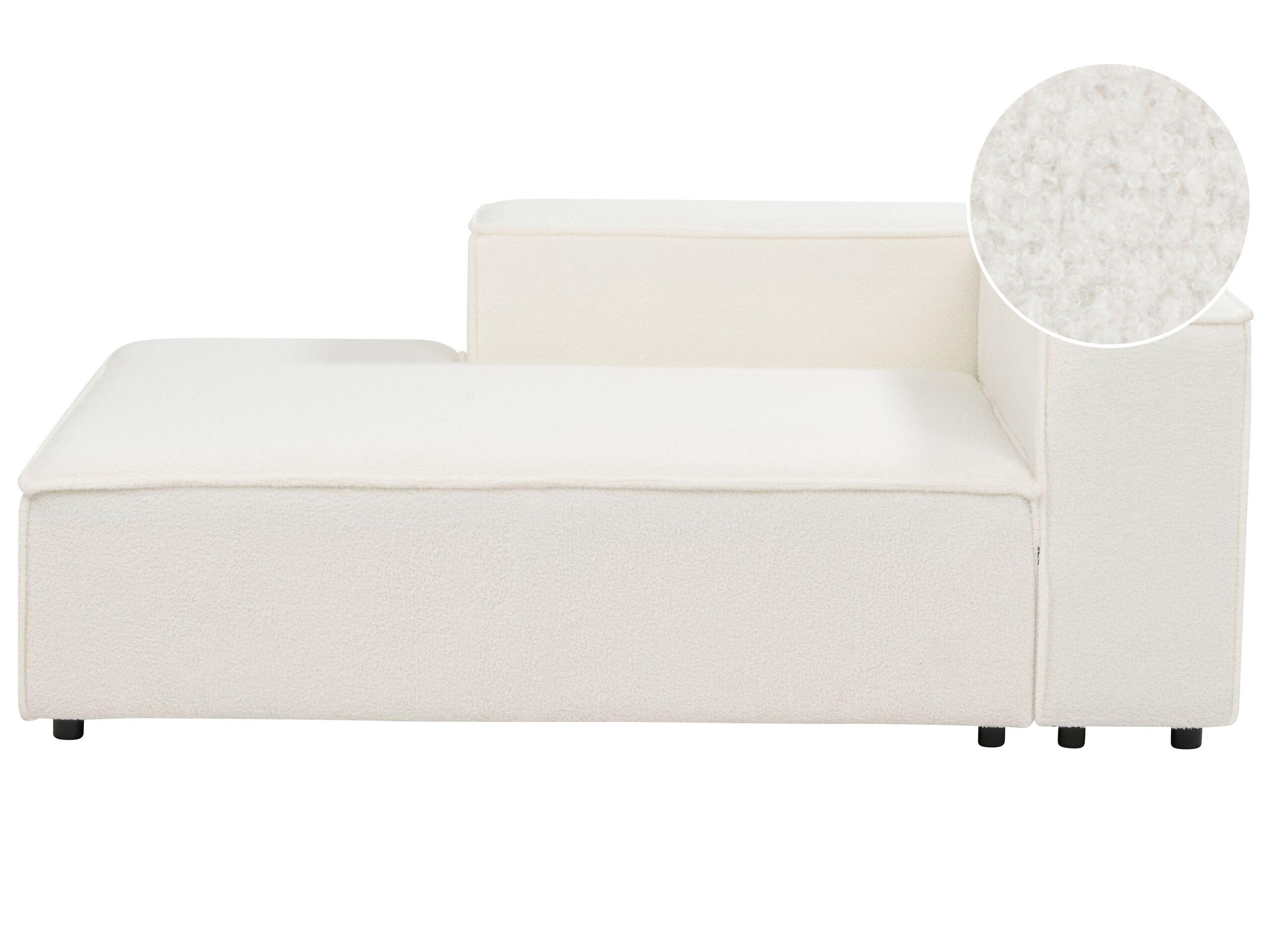 Beliani Chaiselongue aus Bouclé Modern APRICA  