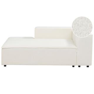 Beliani Chaise longue en Bouclé Moderno APRICA  