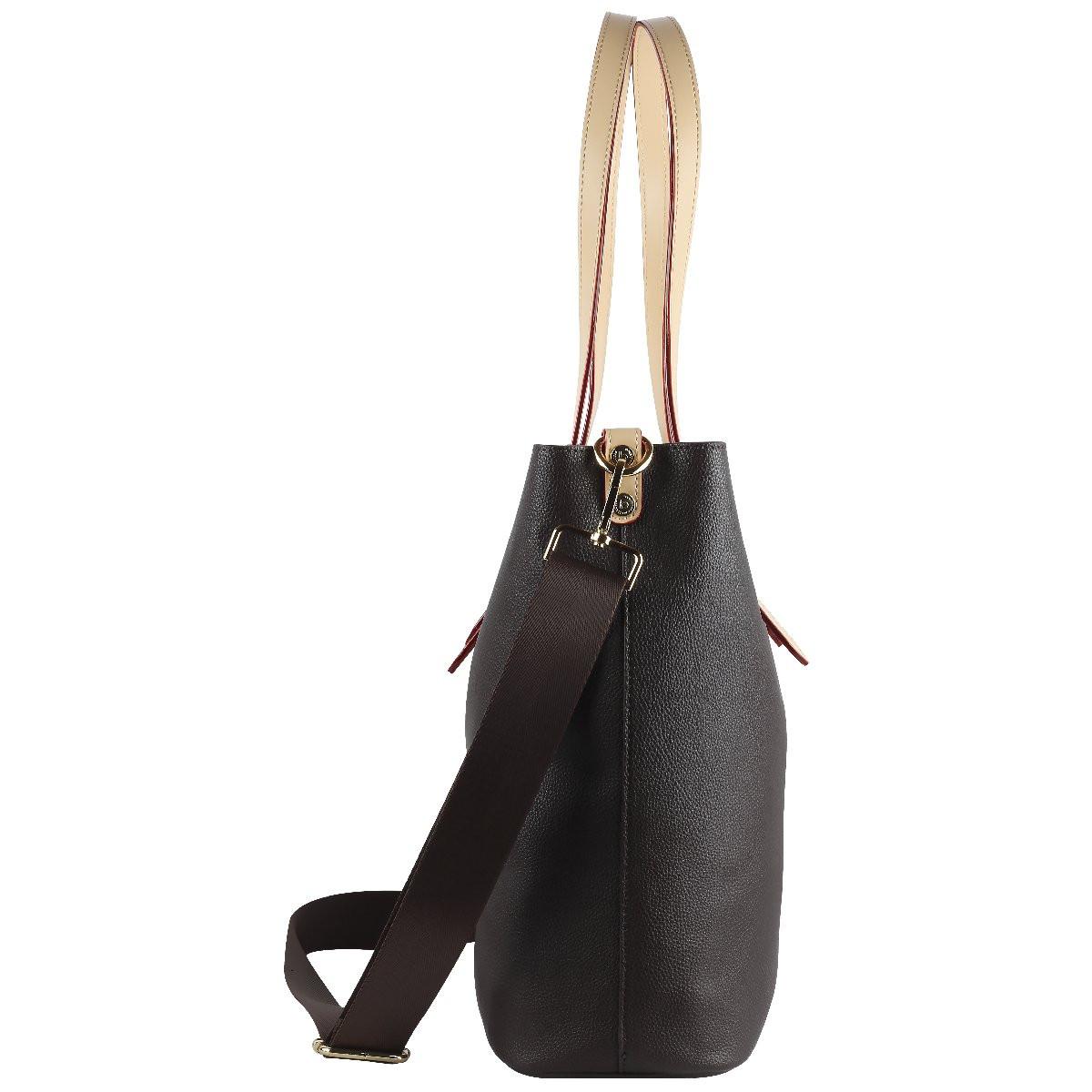 BUGATTI Ella L Shopper Marrone Scuro  