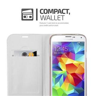 Cadorabo  Housse compatible avec Samsung Galaxy S5 / S5 NEO - Coque de protection avec fermeture magnétique, fonction de support et compartiment pour carte 