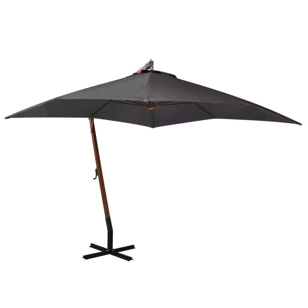 VidaXL - Sonnenschirm, One Size, Grau