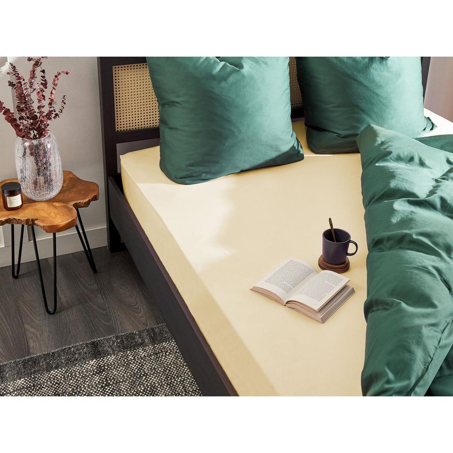 Beliani JANBU Drap Housse en Coton  