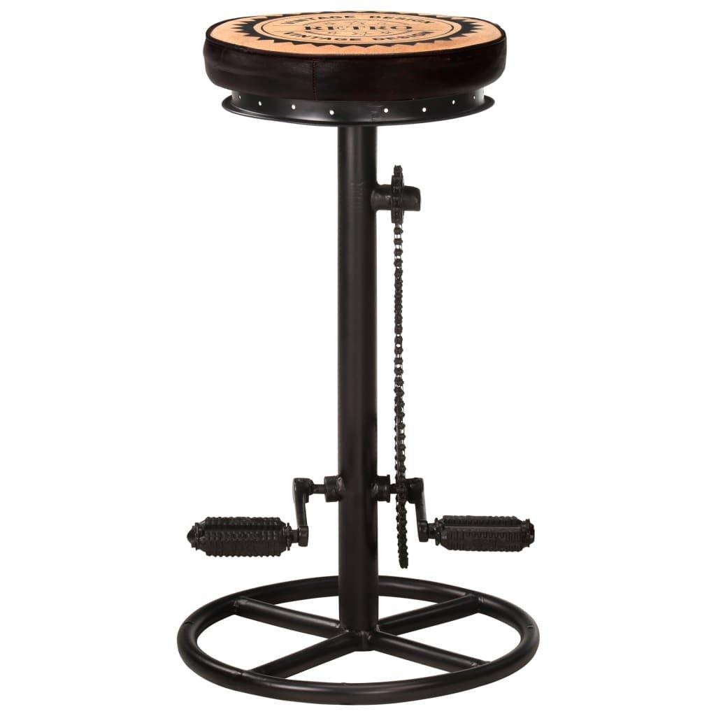 VidaXL Tabouret de bar toile  