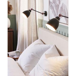 Beliani Set mit 2 Lampen aus Metall Modern MISSISSIPPI  