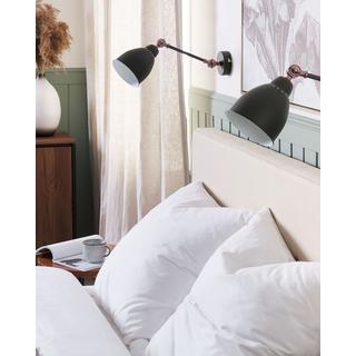 Beliani Set mit 2 Lampen aus Metall Modern MISSISSIPPI  