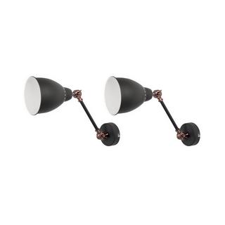 Beliani Set mit 2 Lampen aus Metall Modern MISSISSIPPI  