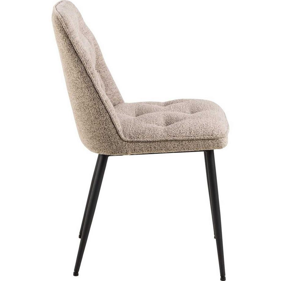 mutoni Chaise de salle à manger Shields beige (1 pièce)  