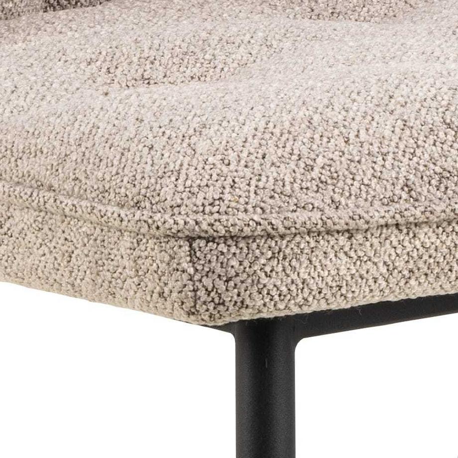 mutoni Chaise de salle à manger Shields beige (1 pièce)  