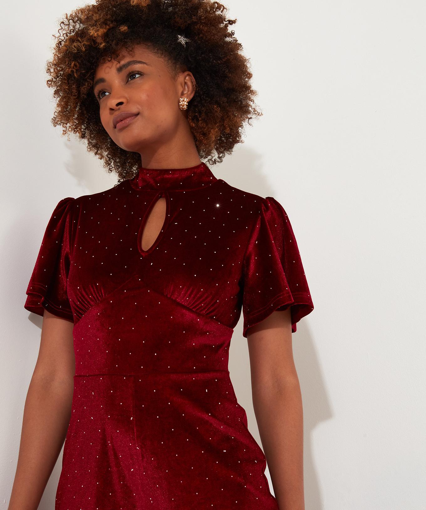 Joe Browns  Jumpsuit mit glitzernden Flatterärmeln 