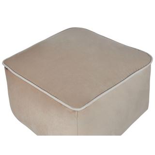 Beliani Pouf en Velours Traditionnel DAREYN  