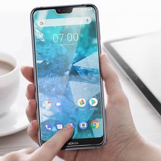 Avizar  Verre trempé 9H Nokia 7.1 Transparent 