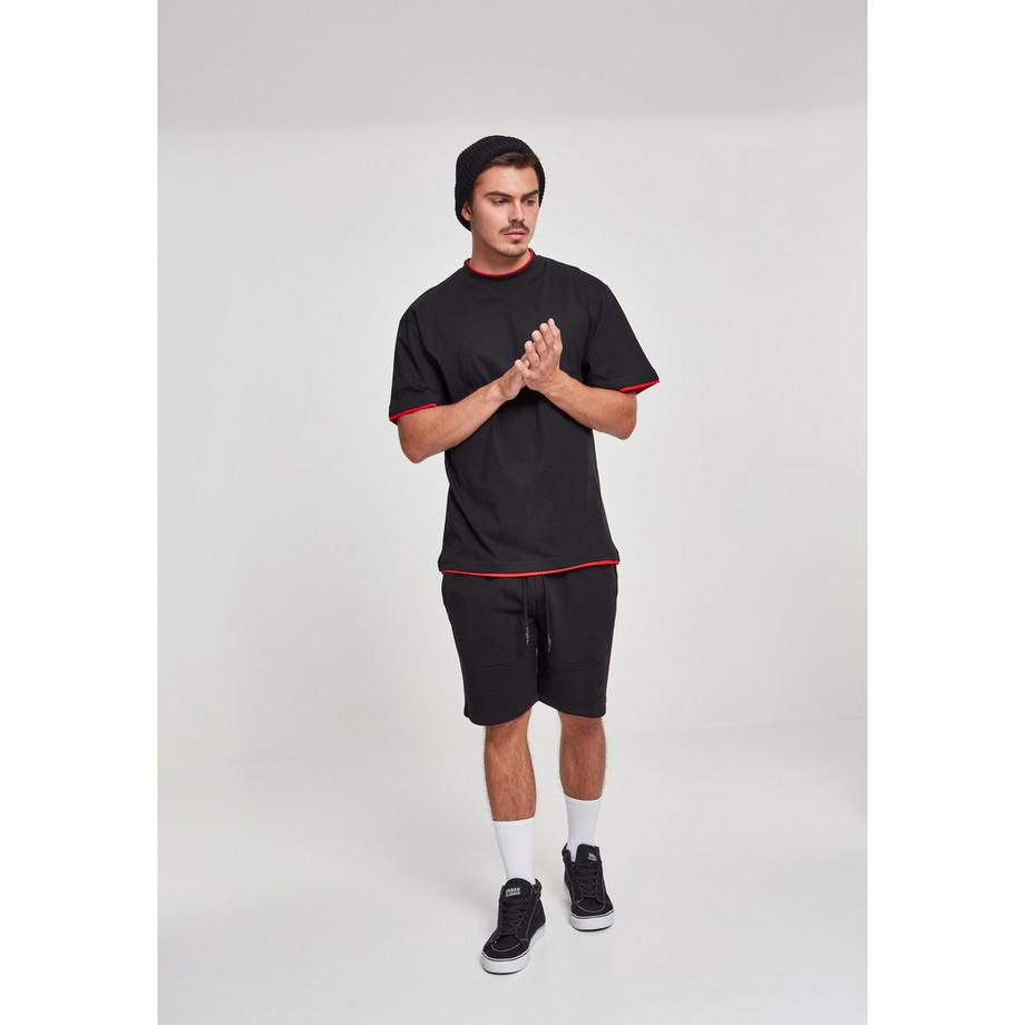 URBAN CLASSICS T-Shirt Bordo a Contrasto  