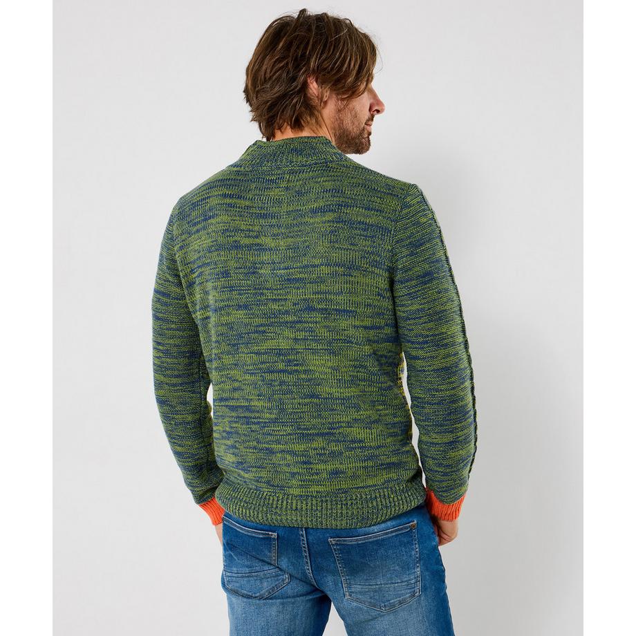 Joe Browns Strickpullover Trichterhals Kontrastfarben  