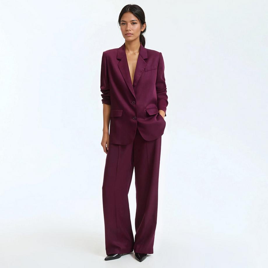 La Redoute Collections Gerade geschnittene Bundfaltenhose  
