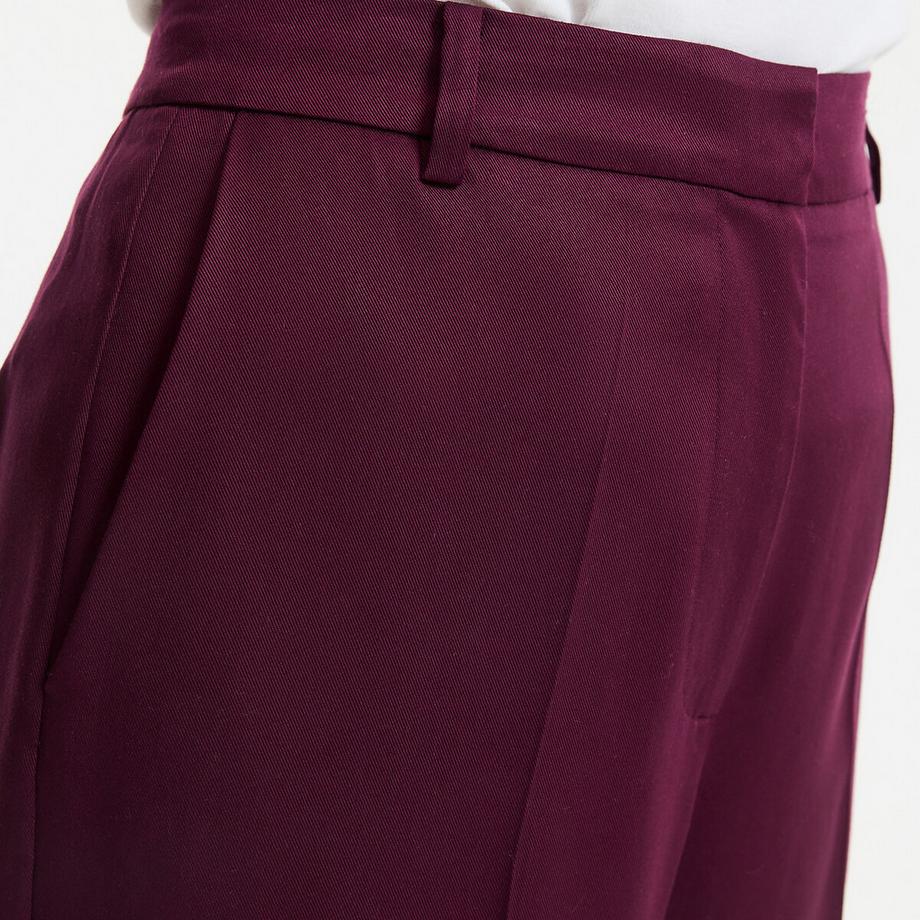 La Redoute Collections Gerade geschnittene Bundfaltenhose  