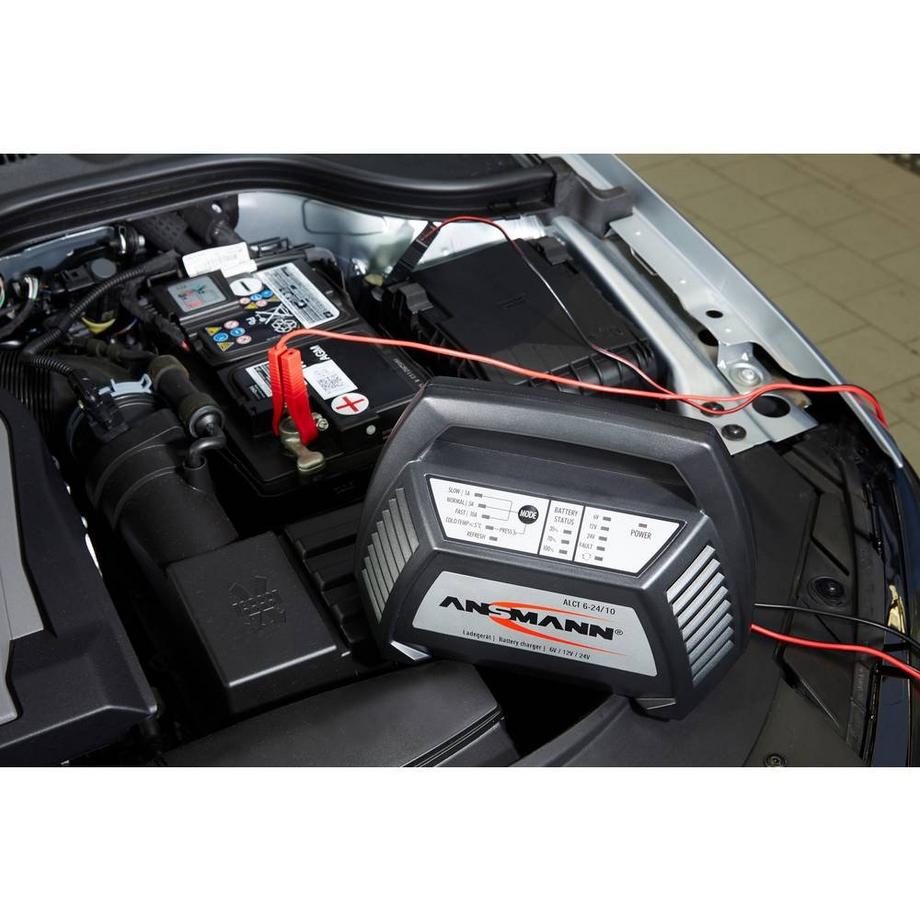 ANSMANN  ALCT 6-24/10  Caricabatterie da officina 6 V, 12 V, 24 V 1 A 10 A 5 A 