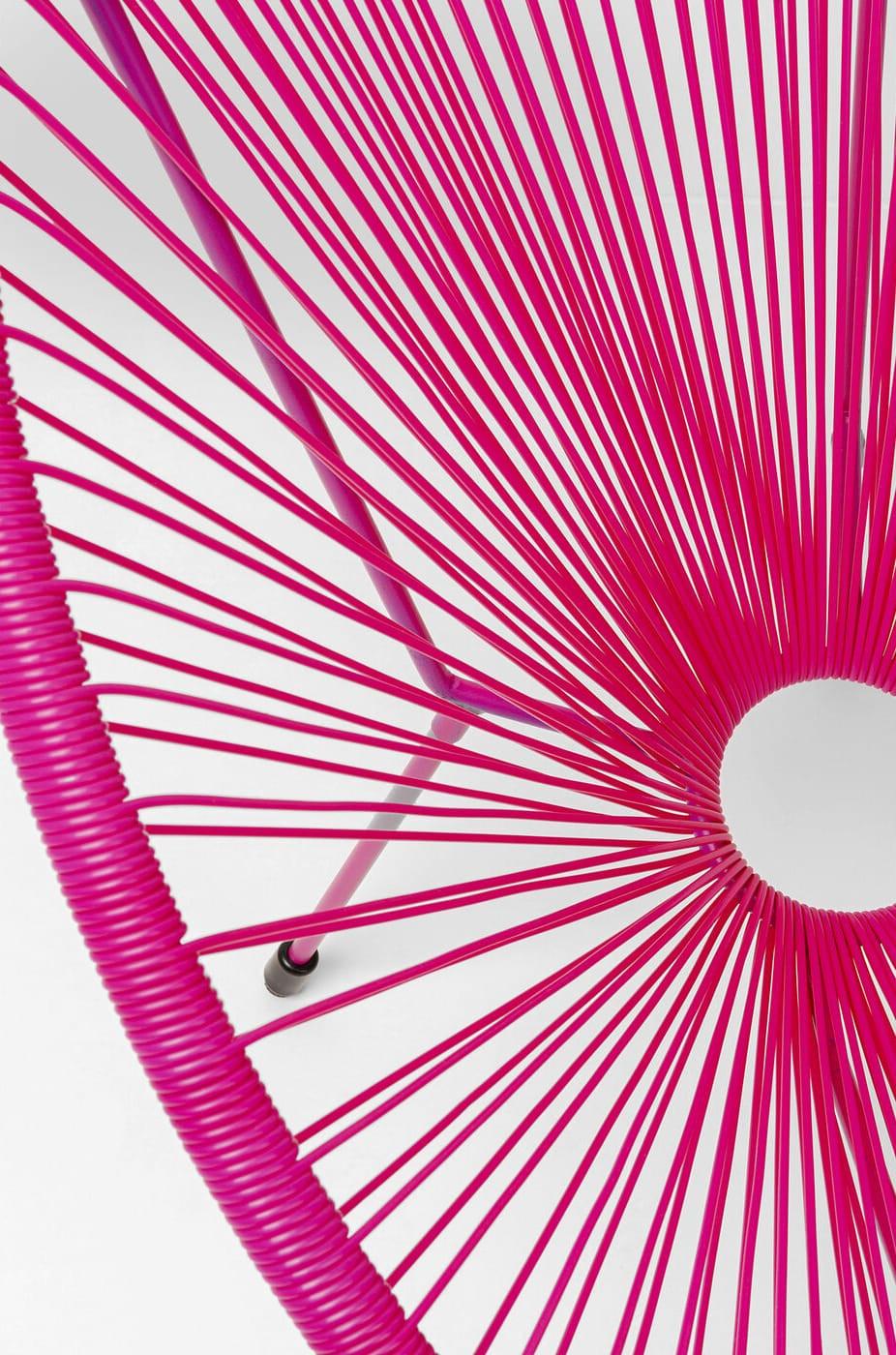 KARE Design Poltrona Acapulco Mono rosa (set di 2)  