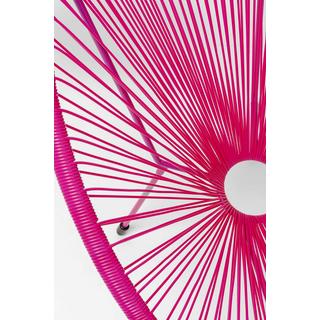 KARE Design Poltrona Acapulco Mono rosa (set di 2)  