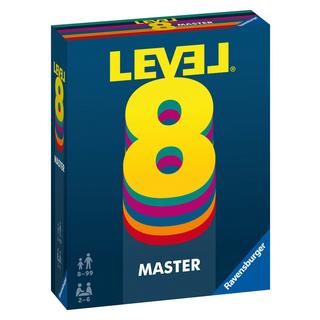 Ravensburger  Ravensburger 20868 - Level 8 Master, Die Master Version des beliebten Kartenspiels für 2-6 Spieler ab 10 Jahren / Familienspiel / Reisespiel 