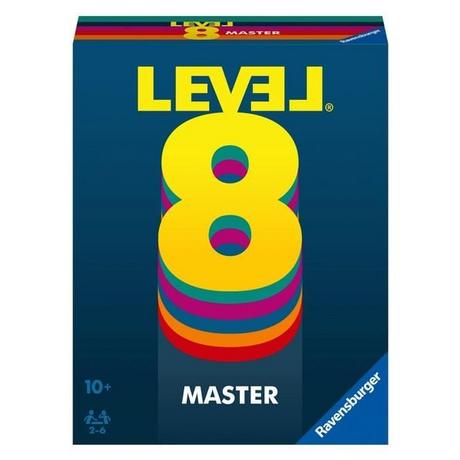 Ravensburger  Ravensburger 20868 - Level 8 Master, Die Master Version des beliebten Kartenspiels für 2-6 Spieler ab 10 Jahren / Familienspiel / Reisespiel 