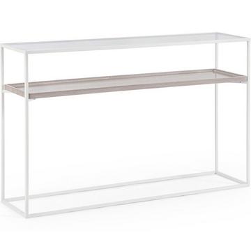 Console Laurier blanc 120x30x75