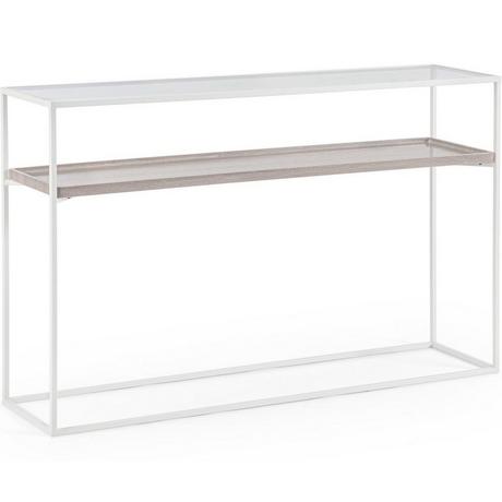 mutoni Console Laurier blanc 120x30x75  