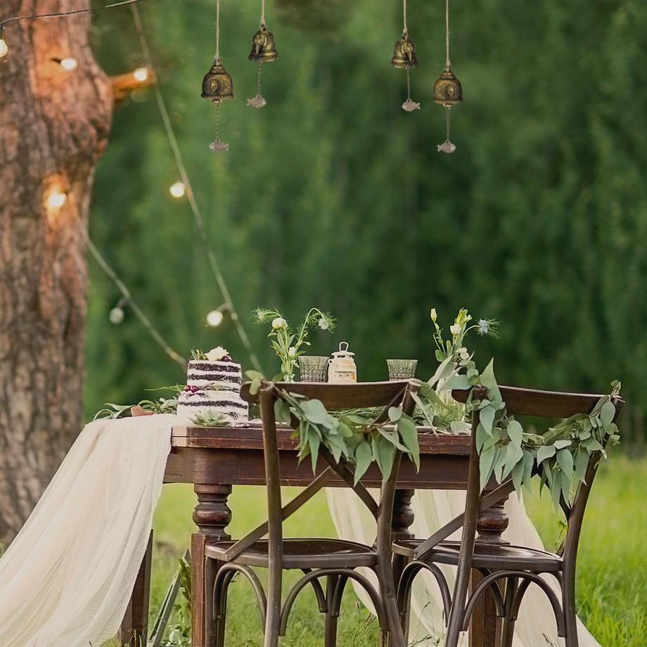 Northix  Feng Shui Windspiele, 4er Set 