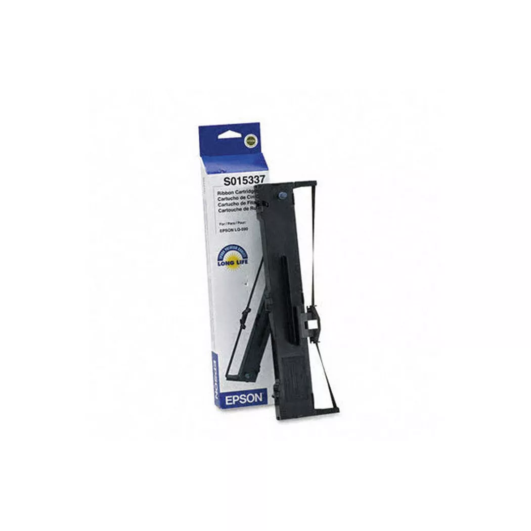 Epson – Farbband Nylon schwarz S015337 LQ 590 5 Mio.Z., Schwarz, One Size