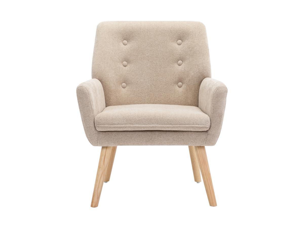 Vente-unique Sessel - Stoff - Beige - SERINO  