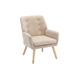 Vente-unique Sessel - Stoff - Beige - SERINO  