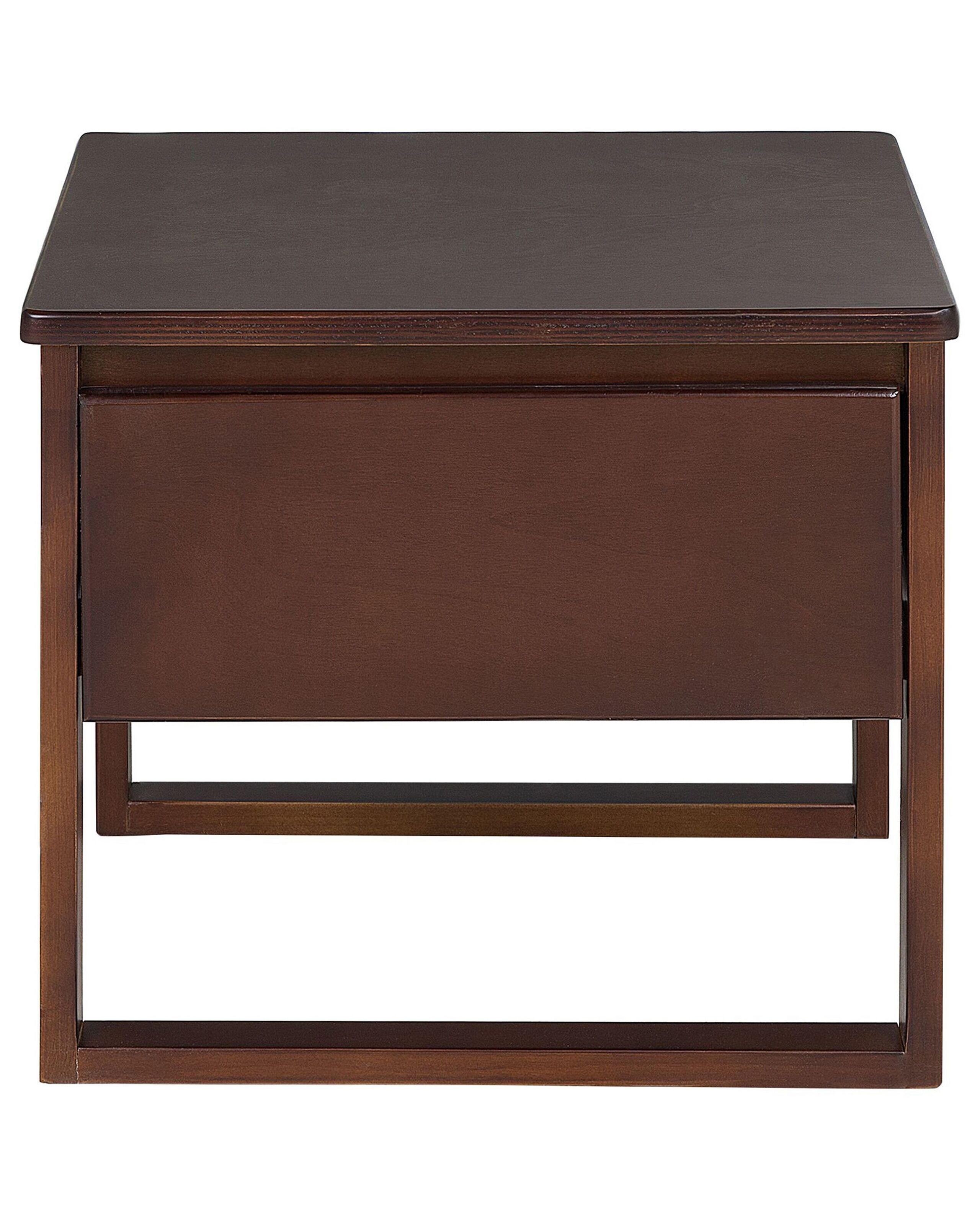 Beliani Comodino 1 cassetto en Legno di pino Rustico GIULIA  