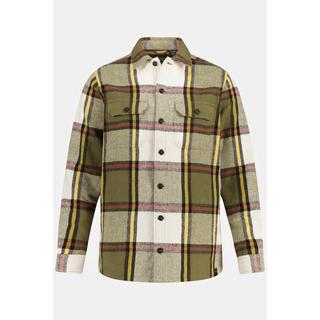 Sthuge  Overshirt, Karoflanell, Langarm, Kentkragen 