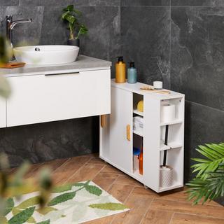 Northix Nischenschrank mit Rollen  