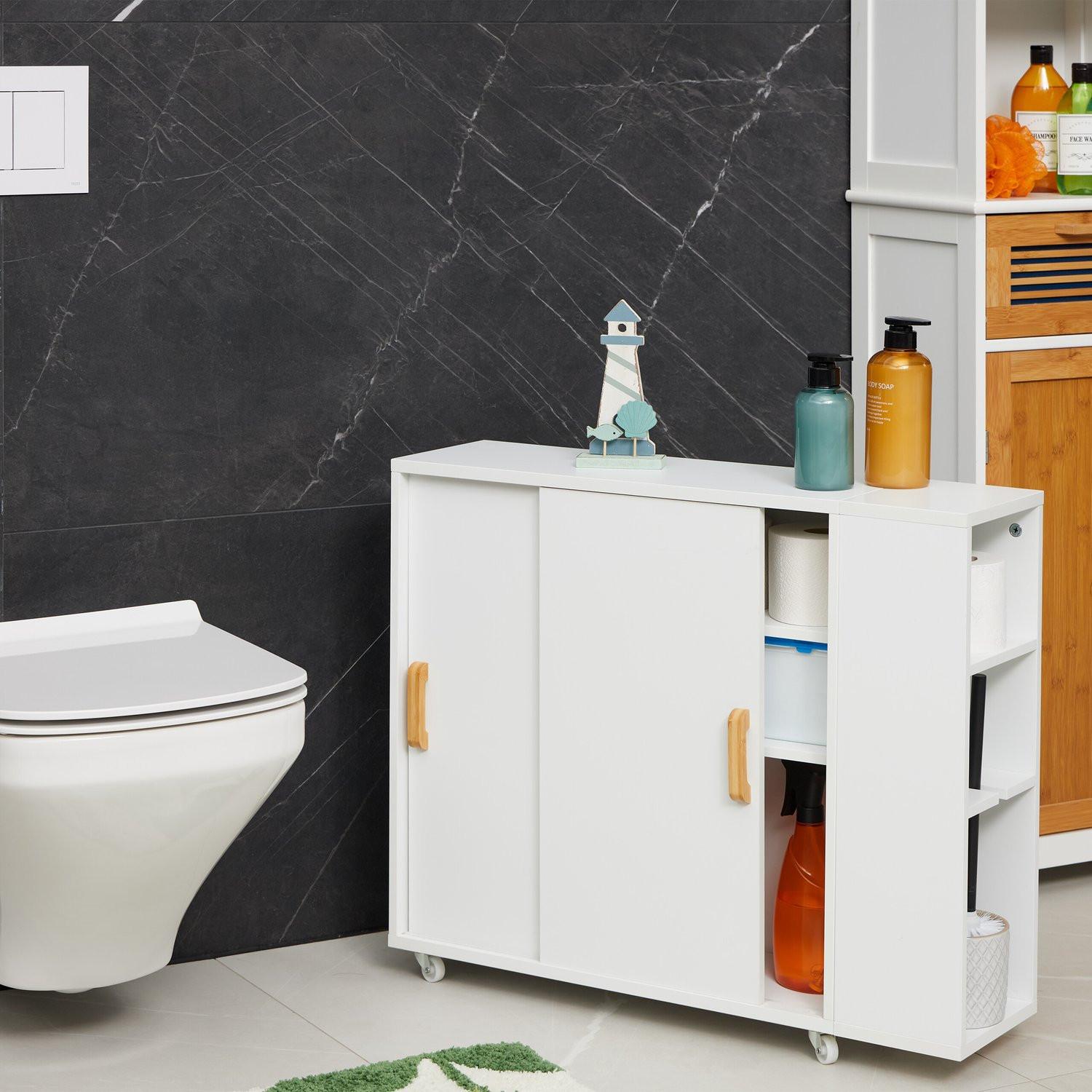 Northix Nischenschrank mit Rollen  