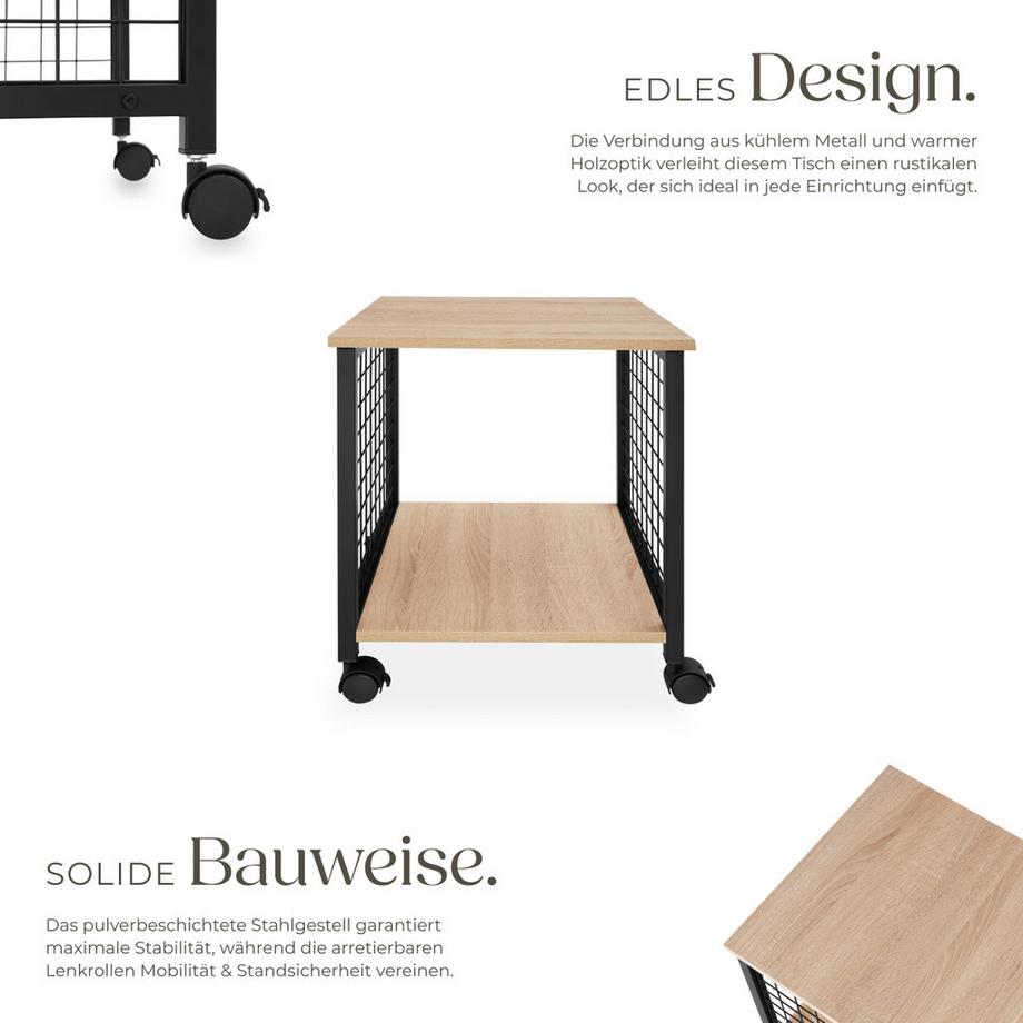 Tectake Tavolino Gary Stile industriale  