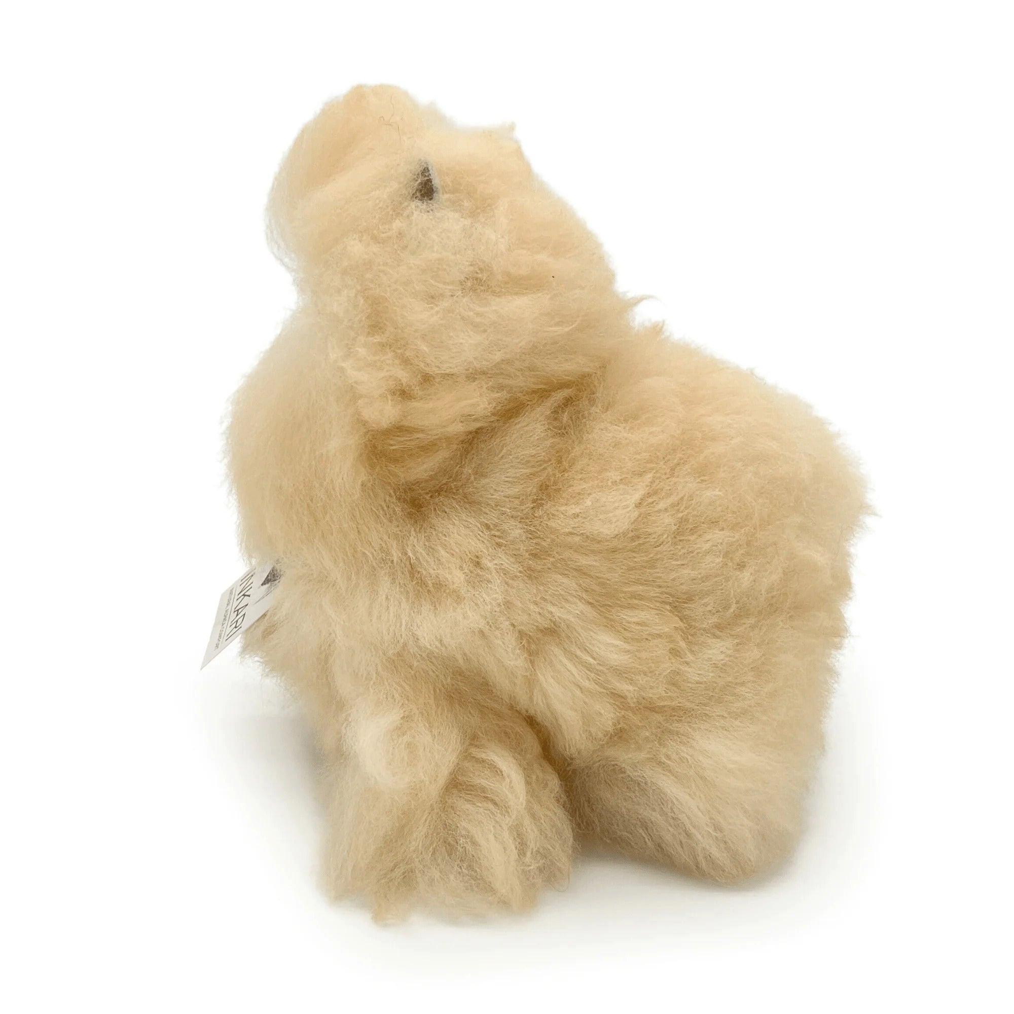 Inkari  Peluche Alpaga Small (23 cm) - Fluff Monster -  Blond 