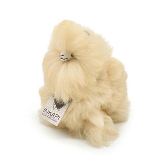 Inkari  Alpaka Kuscheltier Small (23 cm) - Fluff Monster -  Blond 