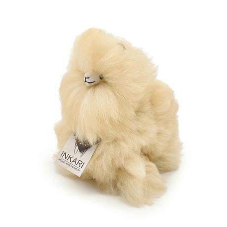 Inkari  Peluche Alpaga Small (23 cm) - Fluff Monster -  Blond 