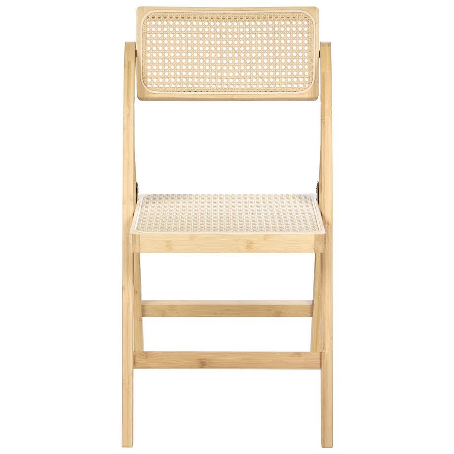 Beliani Esszimmerstuhl 2er Set aus Bambus Boho MODANE  