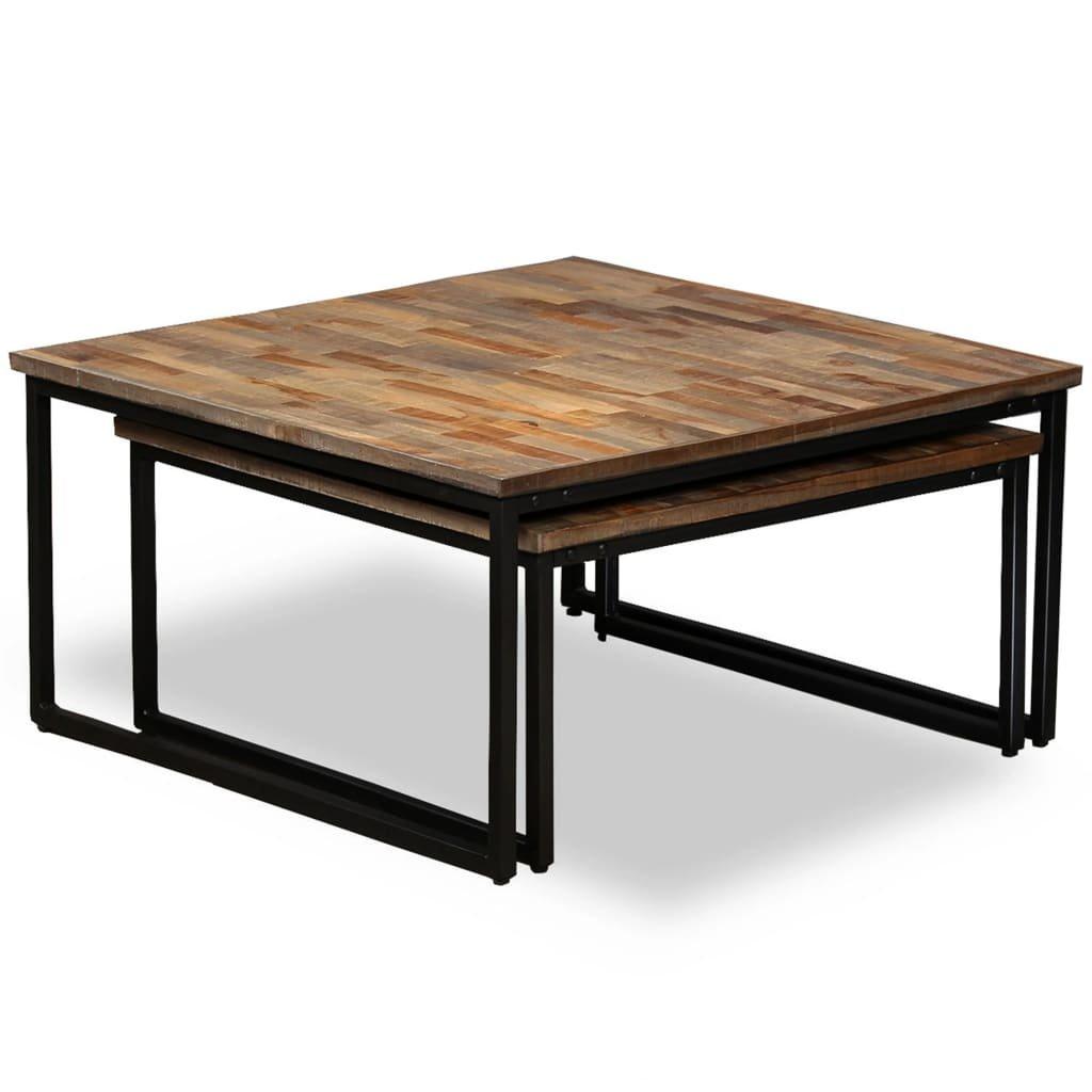 VidaXL Table basse bois  