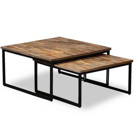 VidaXL Table basse bois  