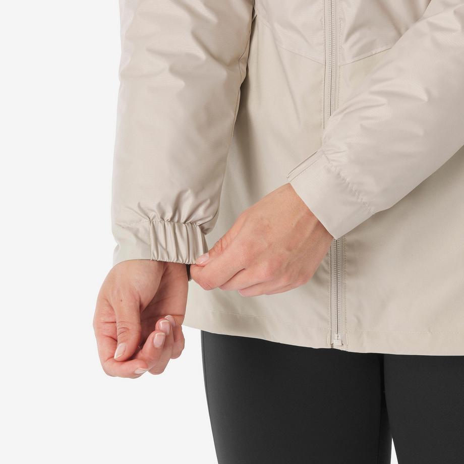 QUECHUA SH100 Giacca da Trekking Calda Impermeabile  